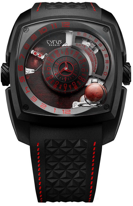 Cyrus Watch Klepcys Mars Black Black Dlc Titanium Limited Edition