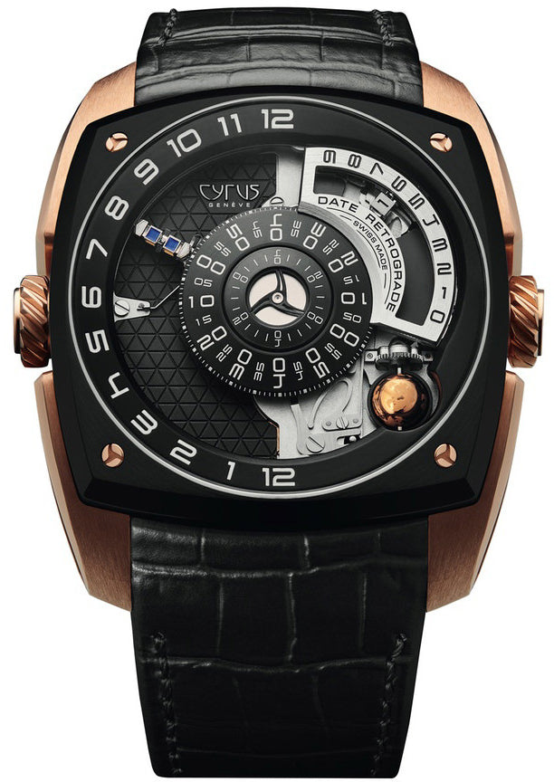 Cyrus Watch Klepcys Moon Red Gold Black Dlc Titanium Limited Edition