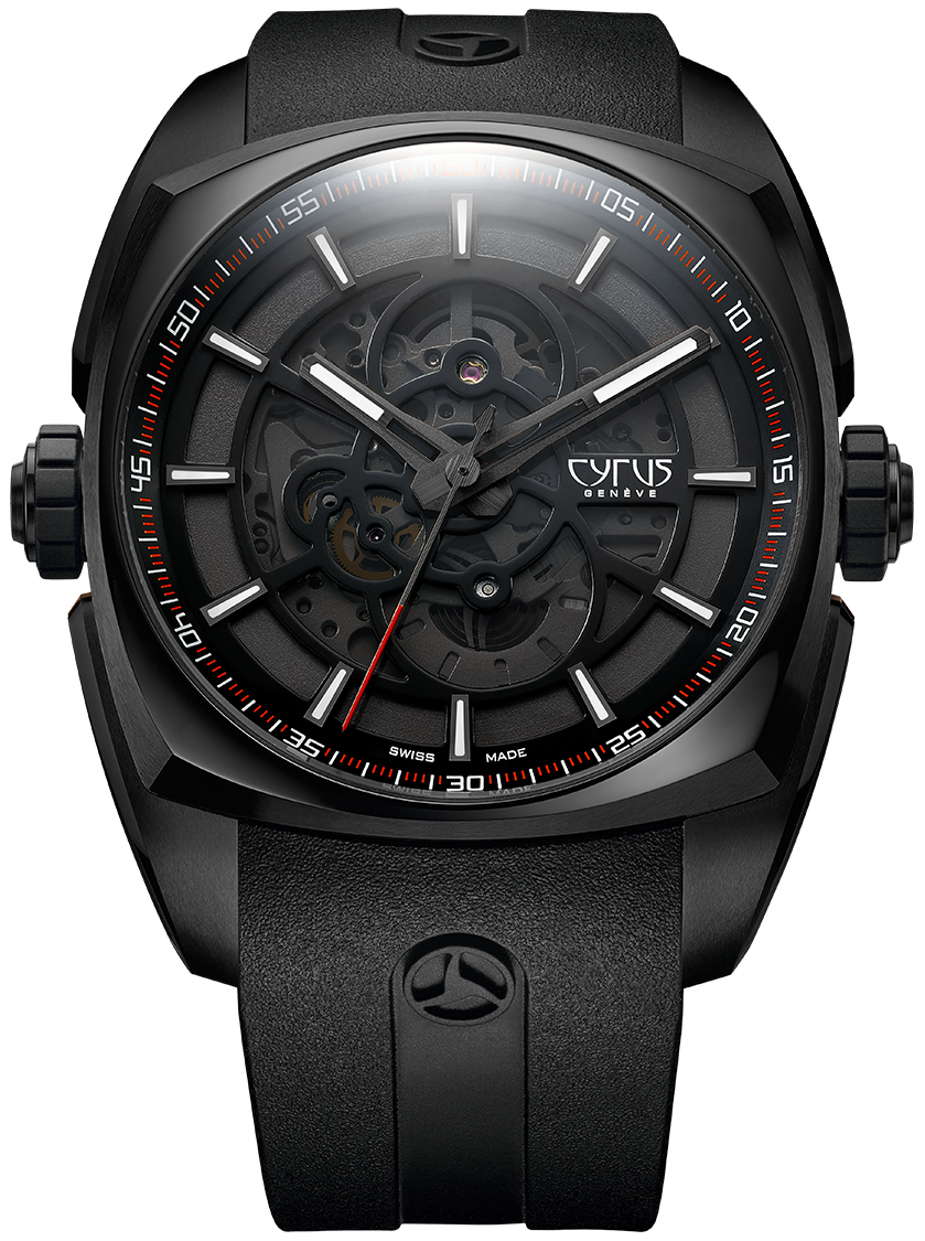 Cyrus Watch Klepcys Solo Tempo Black Dlc Steel Limited Edition