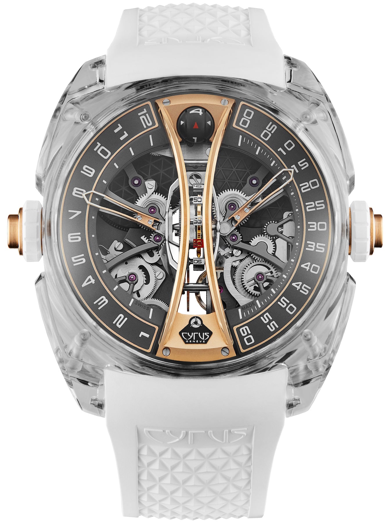 Cyrus Watch Klepcys Vertical Skeleton Tourbillon Sapphire Limited Edition