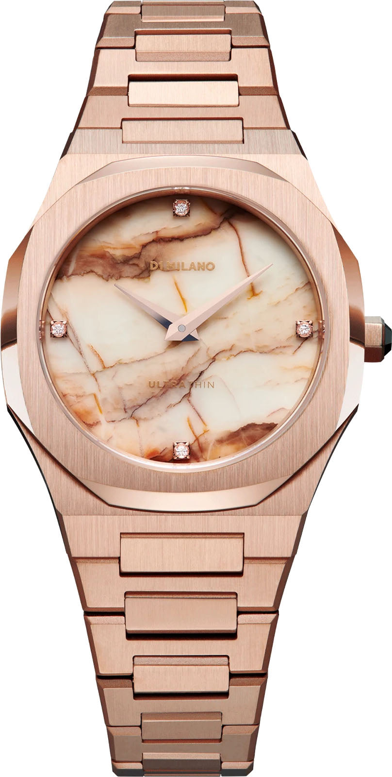 D1 Milano Watch Ultra Thin Marble Rose