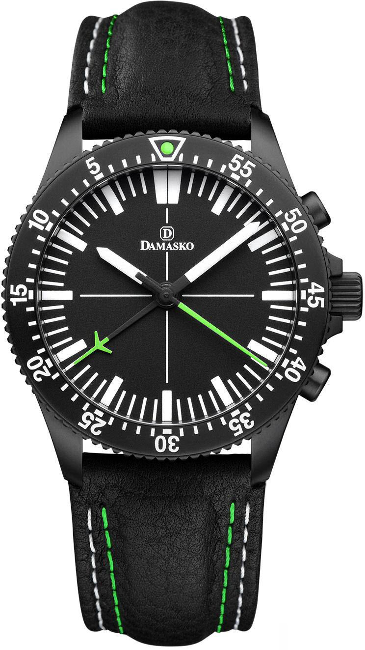 Damasko Watch Dc 80 Black Leather Pin