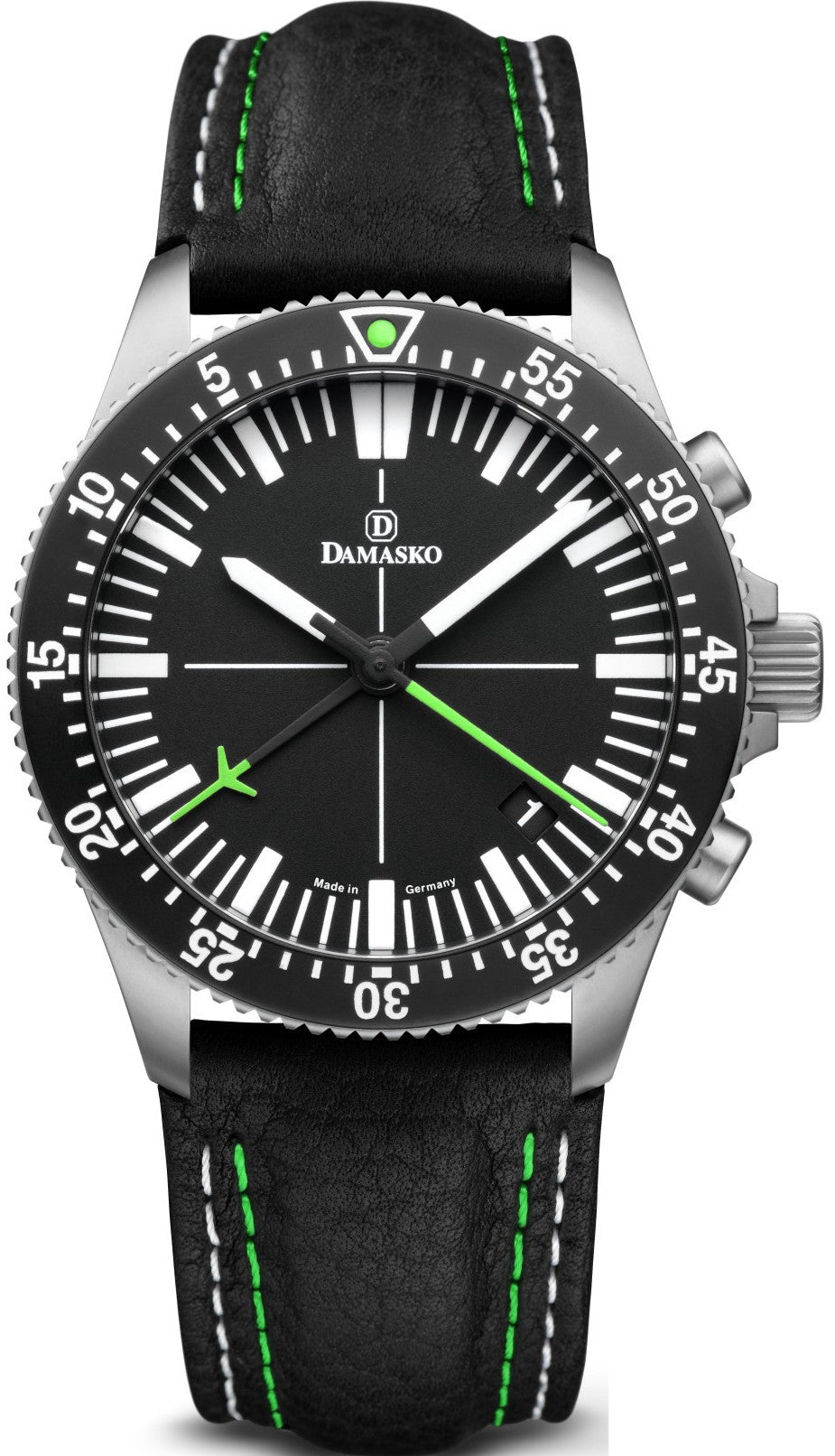Damasko Watch Dc 82 Green Leather Pin