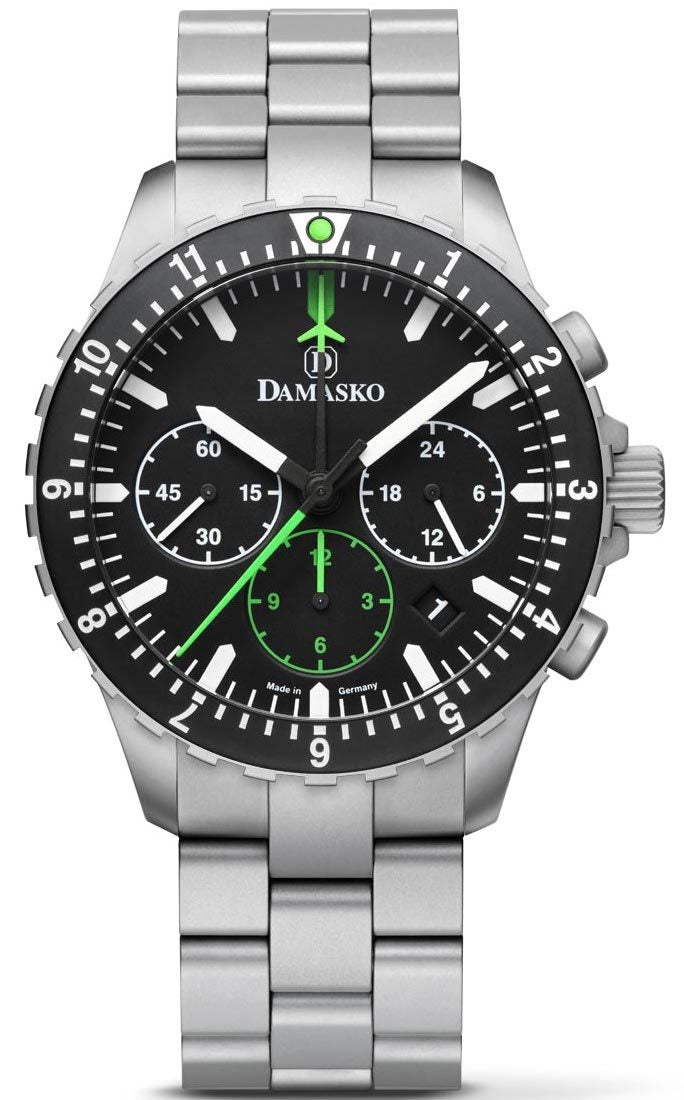 Damasko Watch Dc 86 Green Steel Bracelet