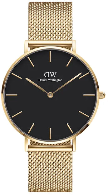 Daniel Wellington Watch Petite 36 Evergold Black