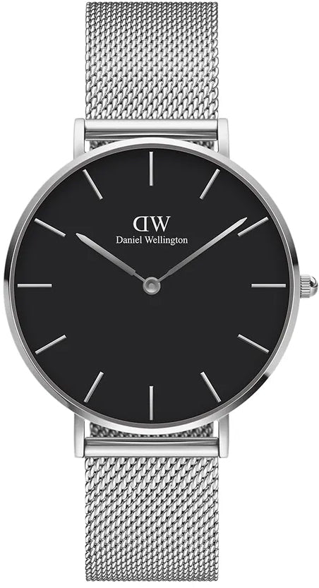 Daniel Wellington Watch Petite Sterling Black 36mm