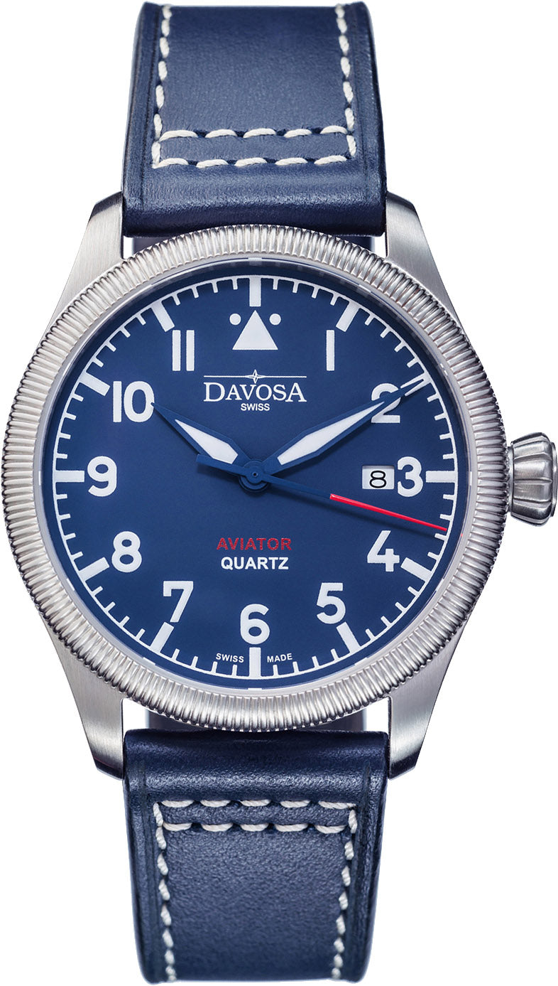 Davosa Watch Aviator Quartz Blue