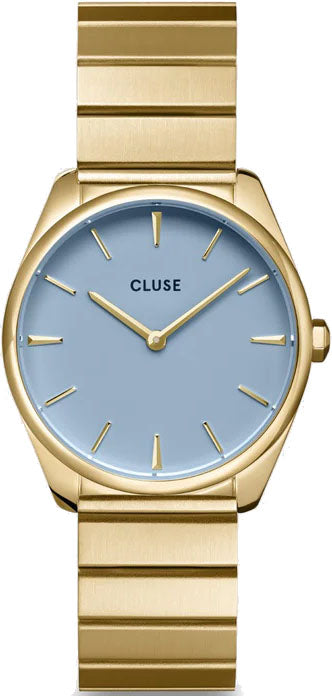 Cluse Feroce Petite Blue Gold