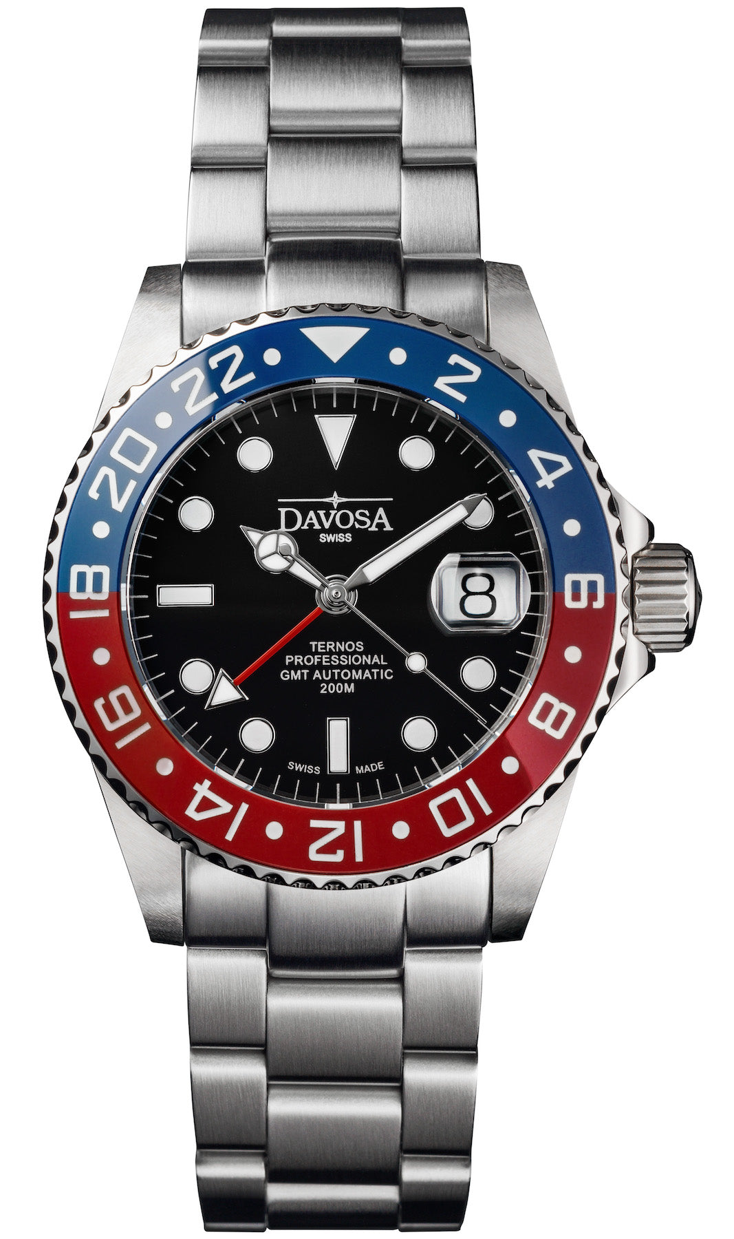 Davosa Watch Ternos Professional Gmt Tri Bracelet