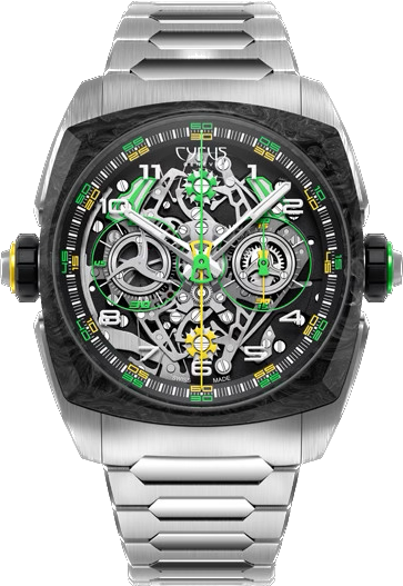 Cyrus Klepcys Dice Lime Carbon Bracelet Limited Edition