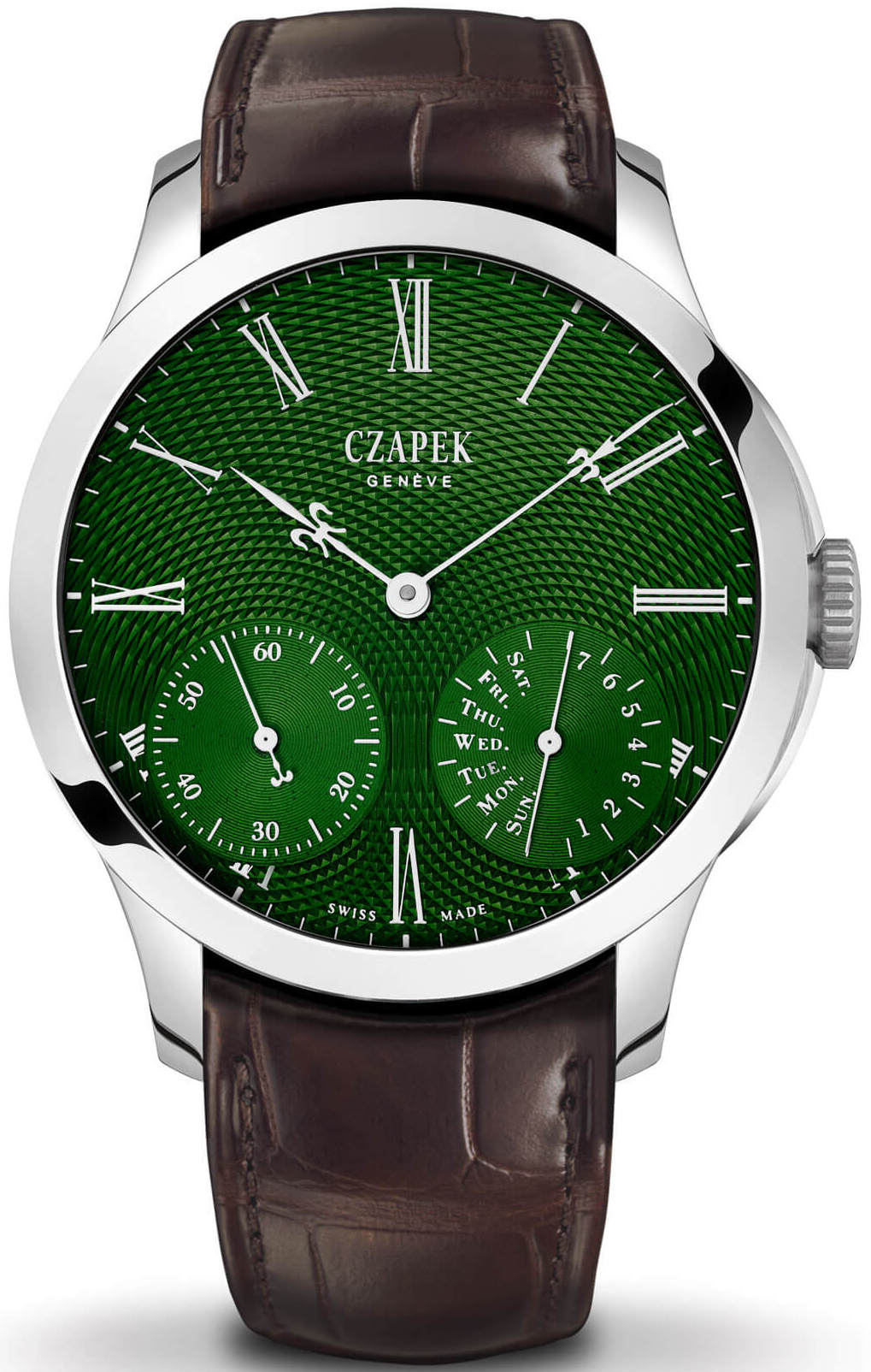 Czapek Quai Des Bergues Emerald Green L