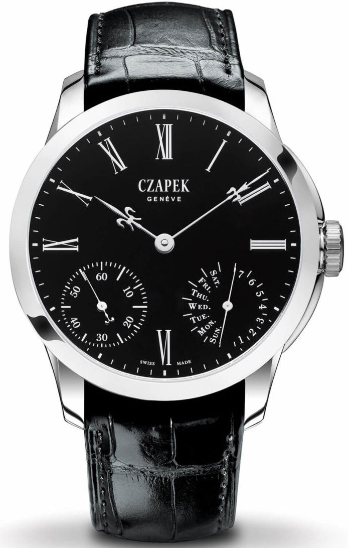 Czapek Quai Des Bergues Steel Black Enamel S Limited Edition