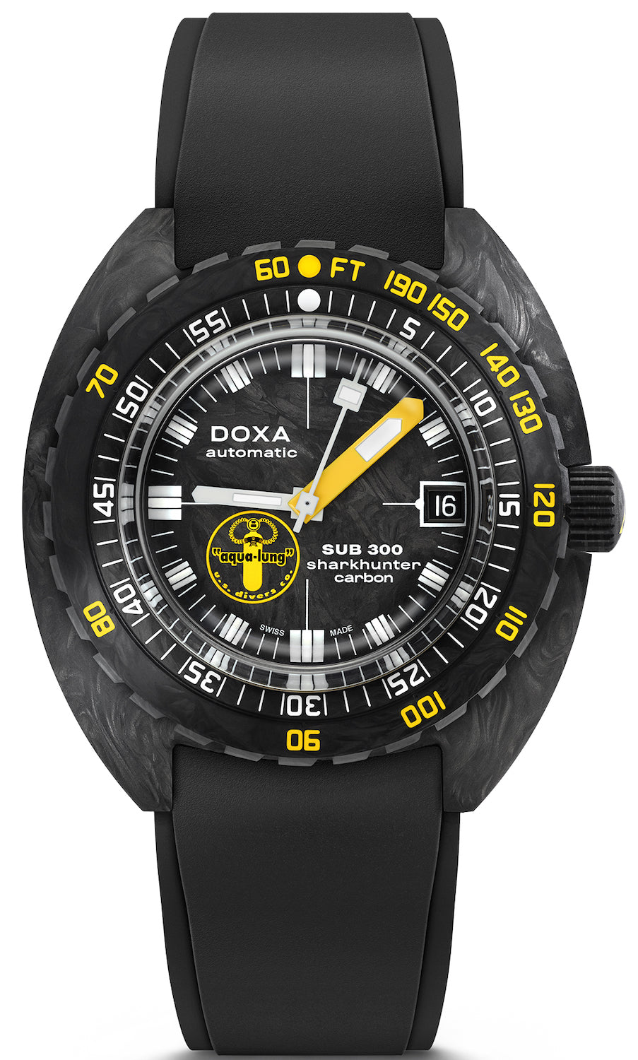 Doxa Watch Sub 300 Carbon Aqua Lung Us Divers Limited Edition