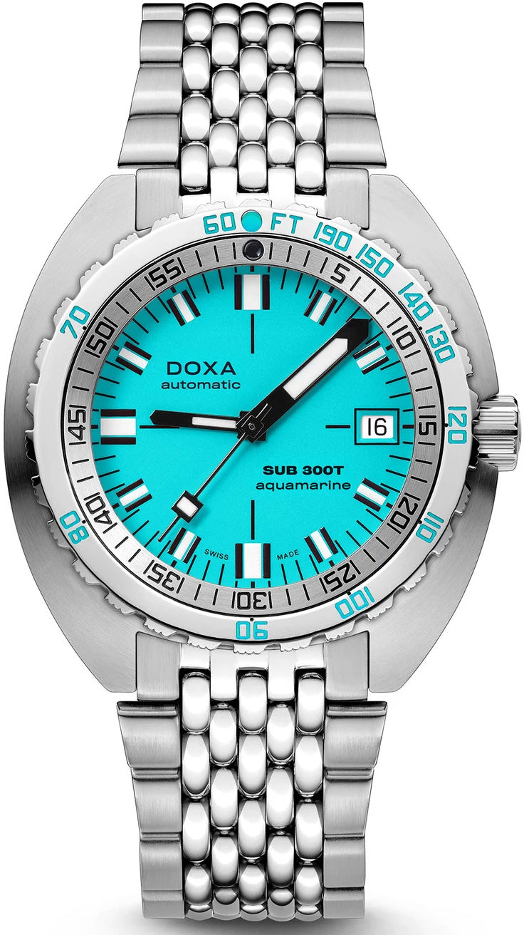 Doxa Watch Sub 300t Aquamarine Bracelet