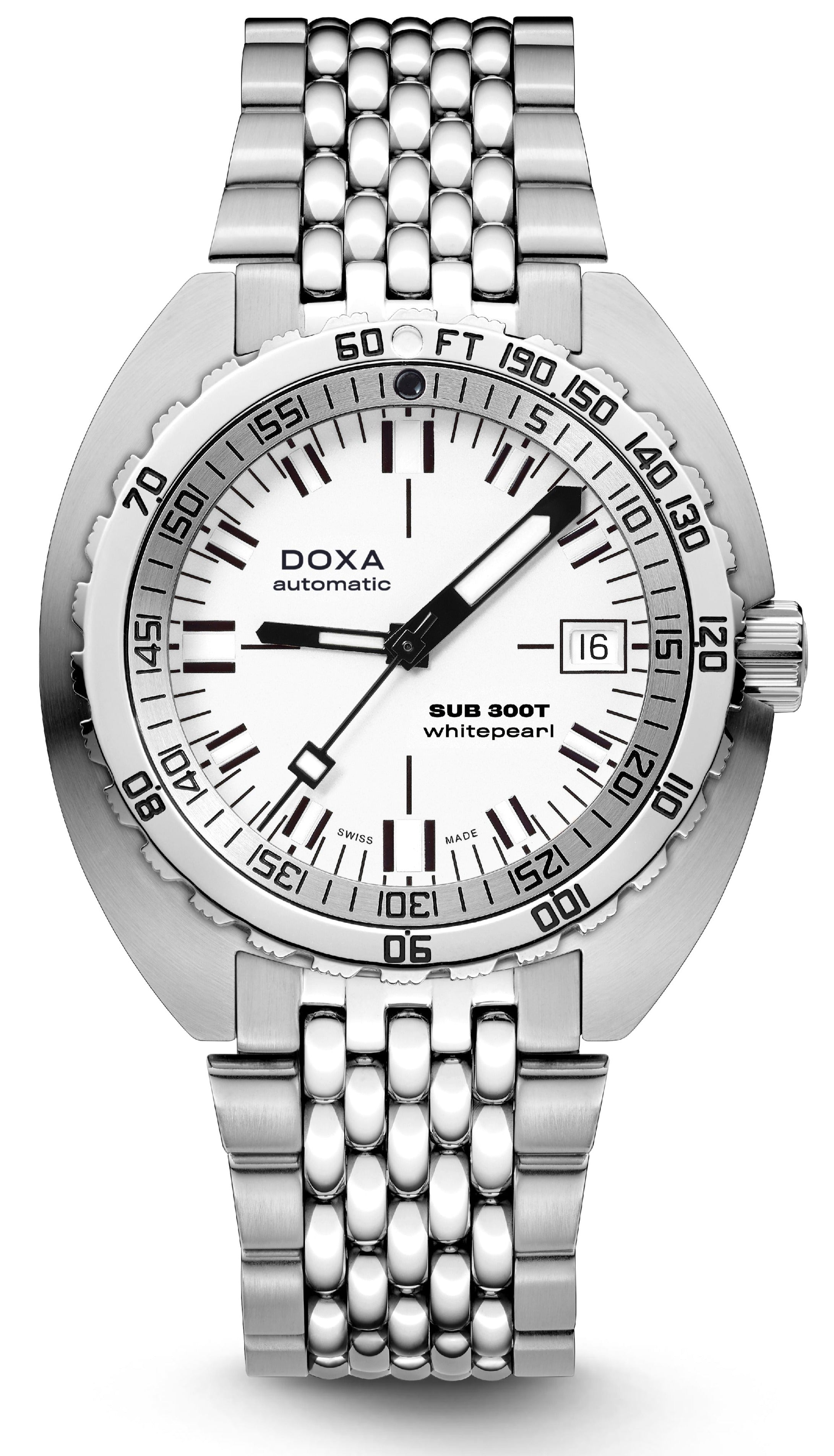 Doxa Watch Sub 300t Whitepearl Bracelet