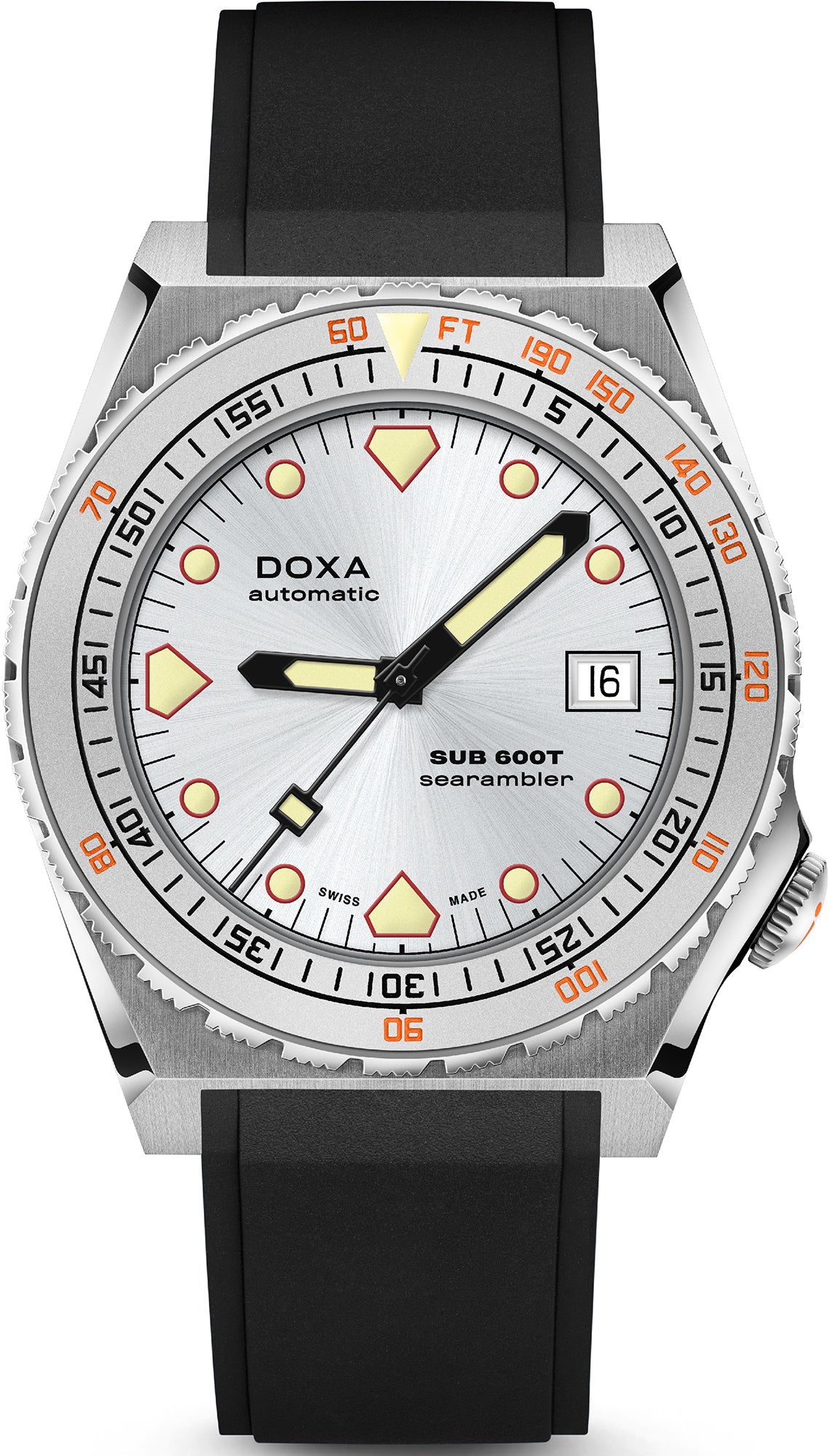 Doxa Watch Sub 600t Searambler Rubber