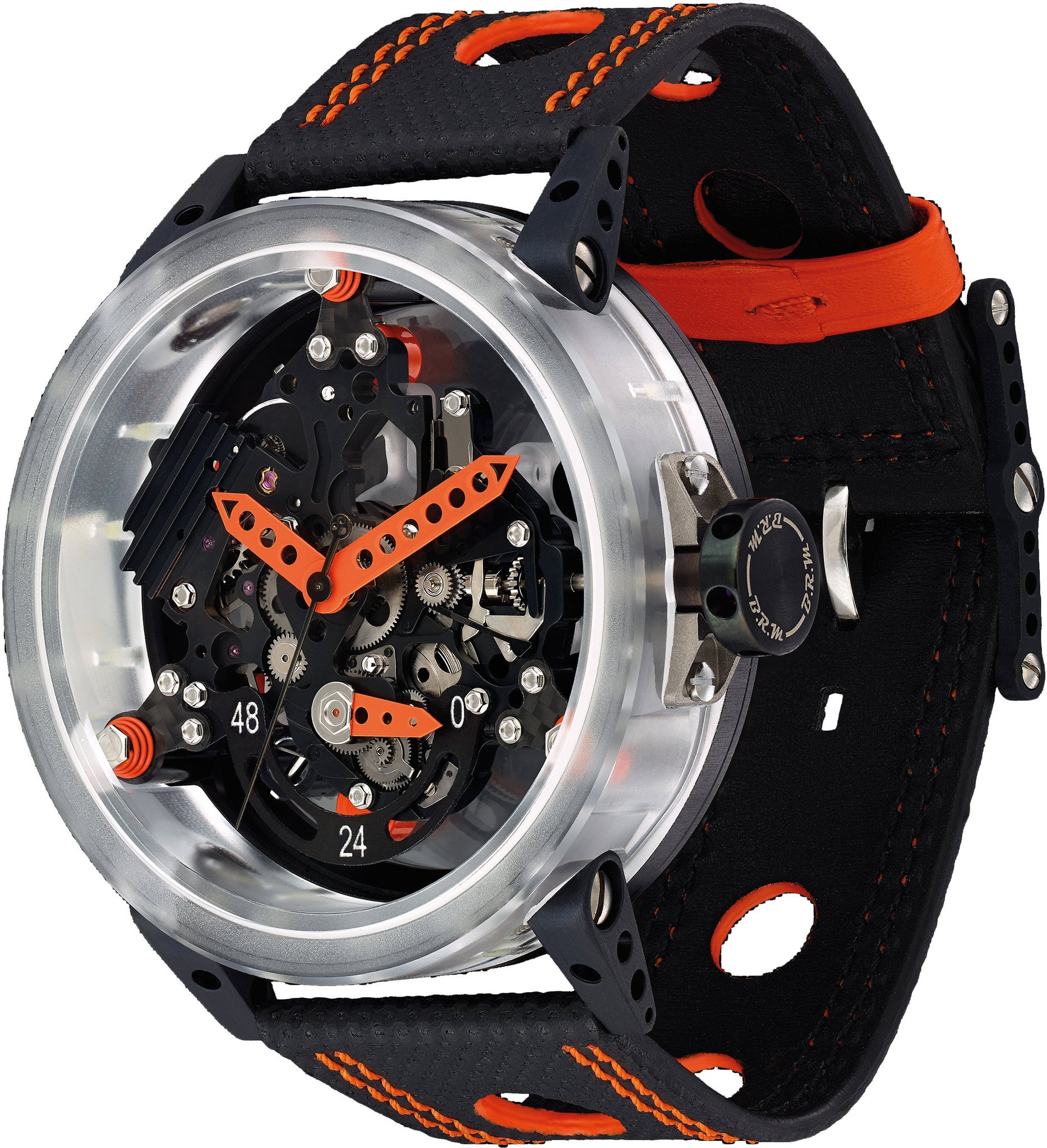 B.r.m Watch R-50-mk Orange Hands