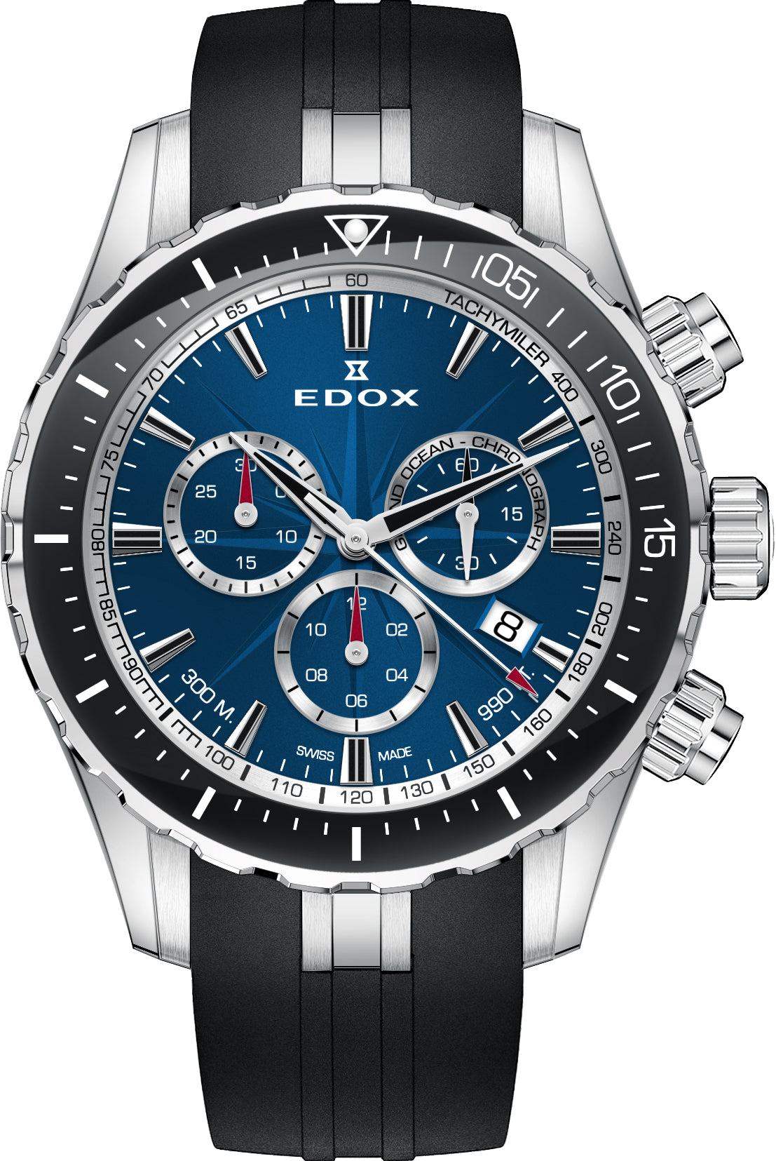 Edox Watch Grand Ocean Quartz Chrono