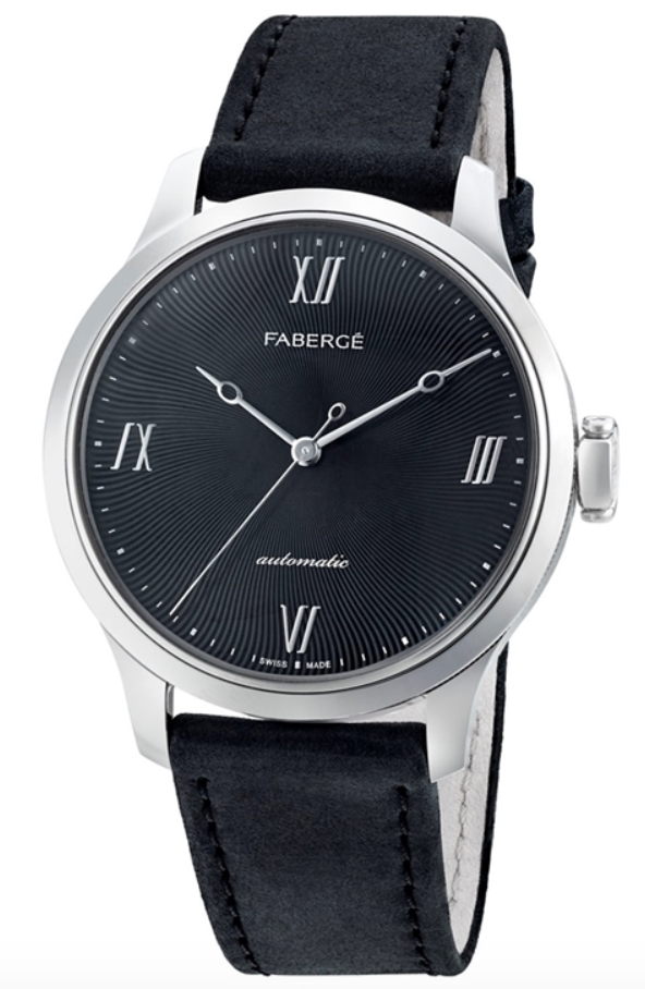 Faberge Watch Altruist 18ct White Gold Black Dial