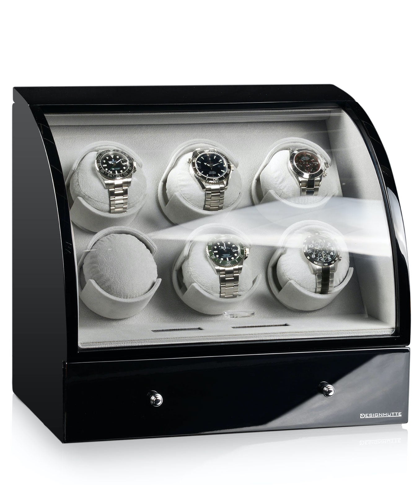 Designhuette Watch Winder Basel 6 Black