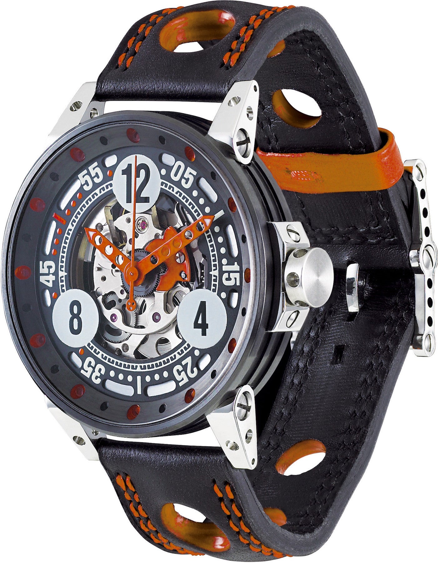 B.r.m Watch V6-44 Sport Orange Hands