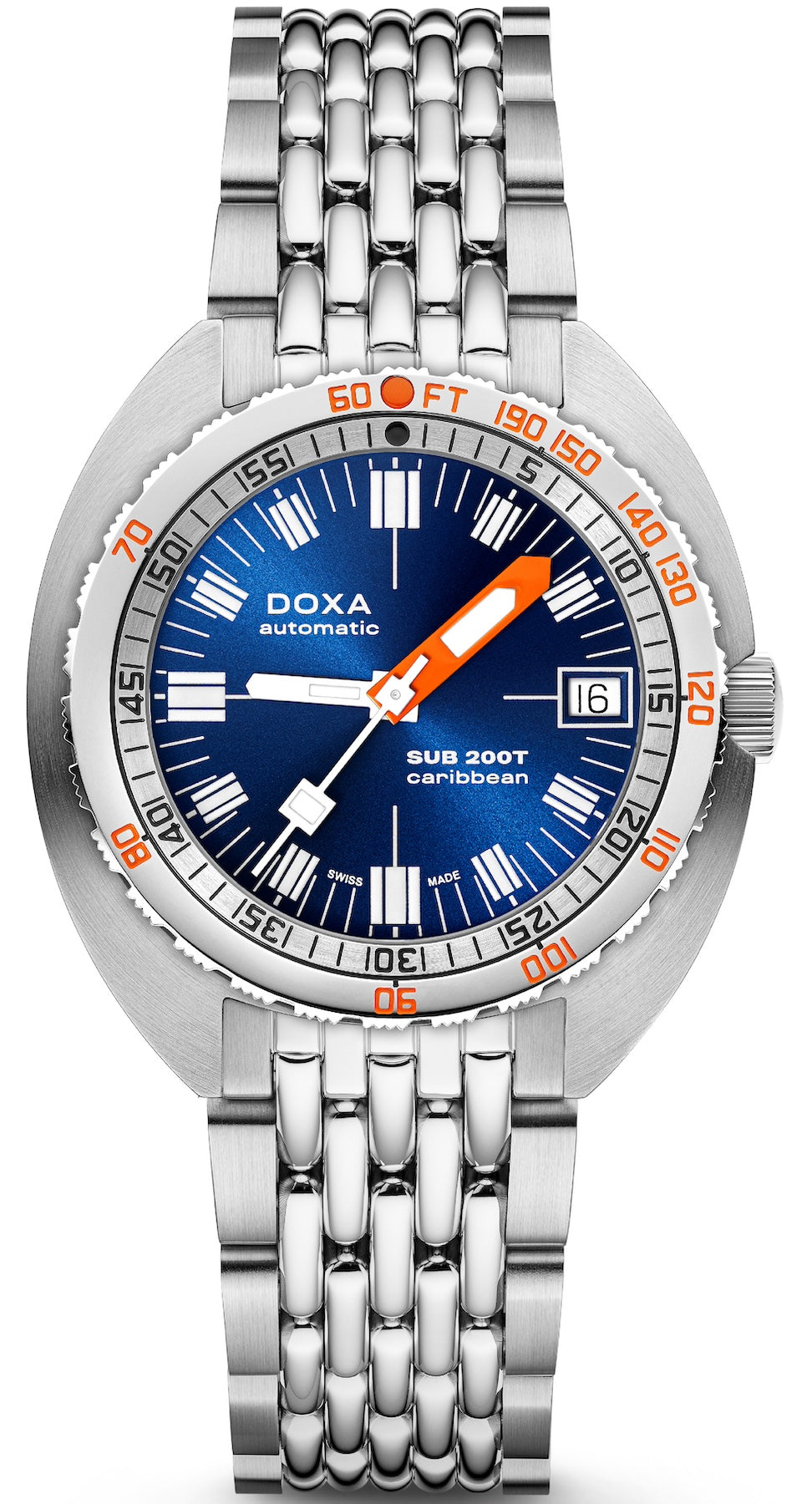 Doxa Sub 200t Caribbean Sunray Bracelet