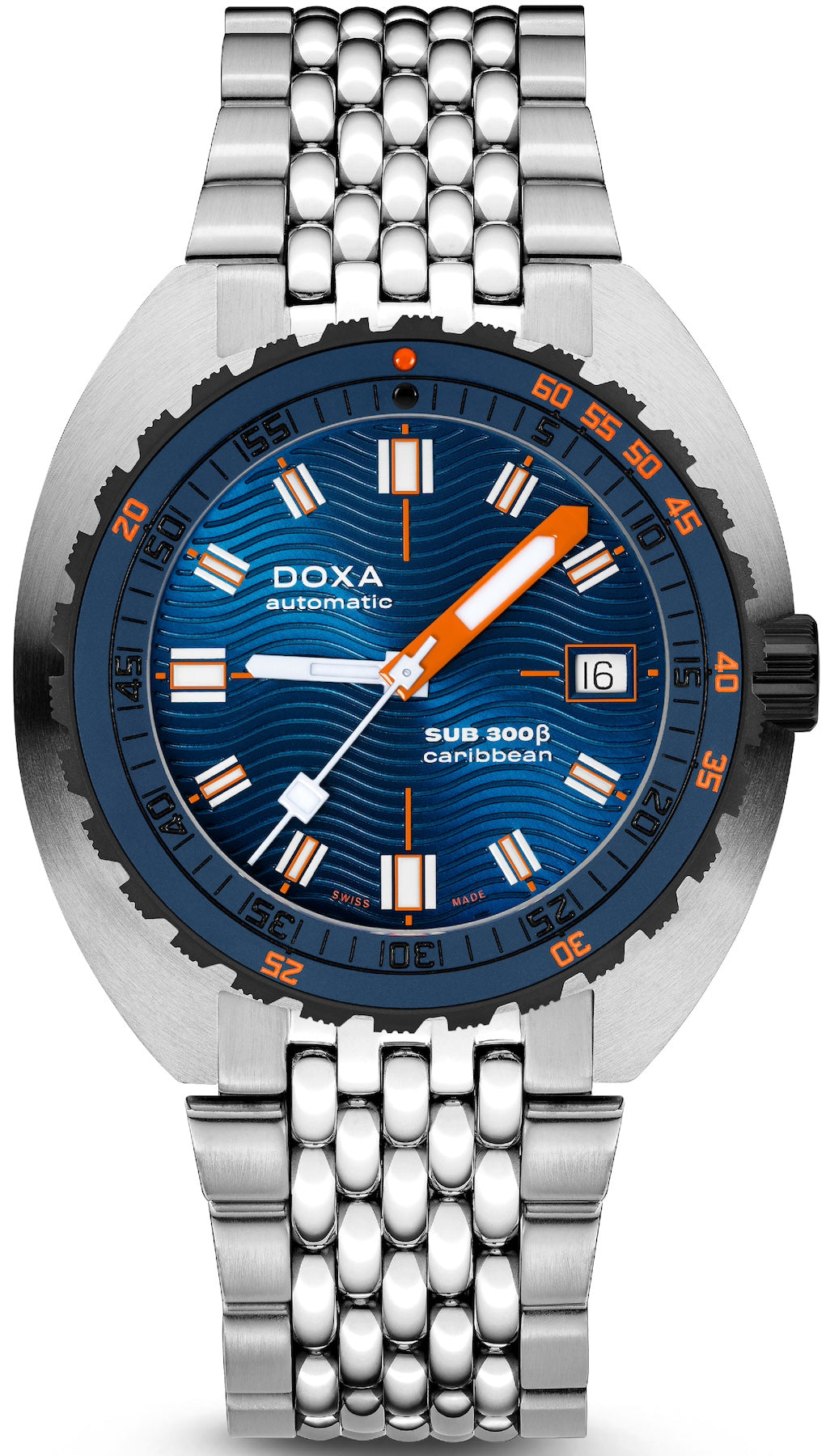 Doxa Sub 300 Beta Ceramic Steel Caribbean Bracelet