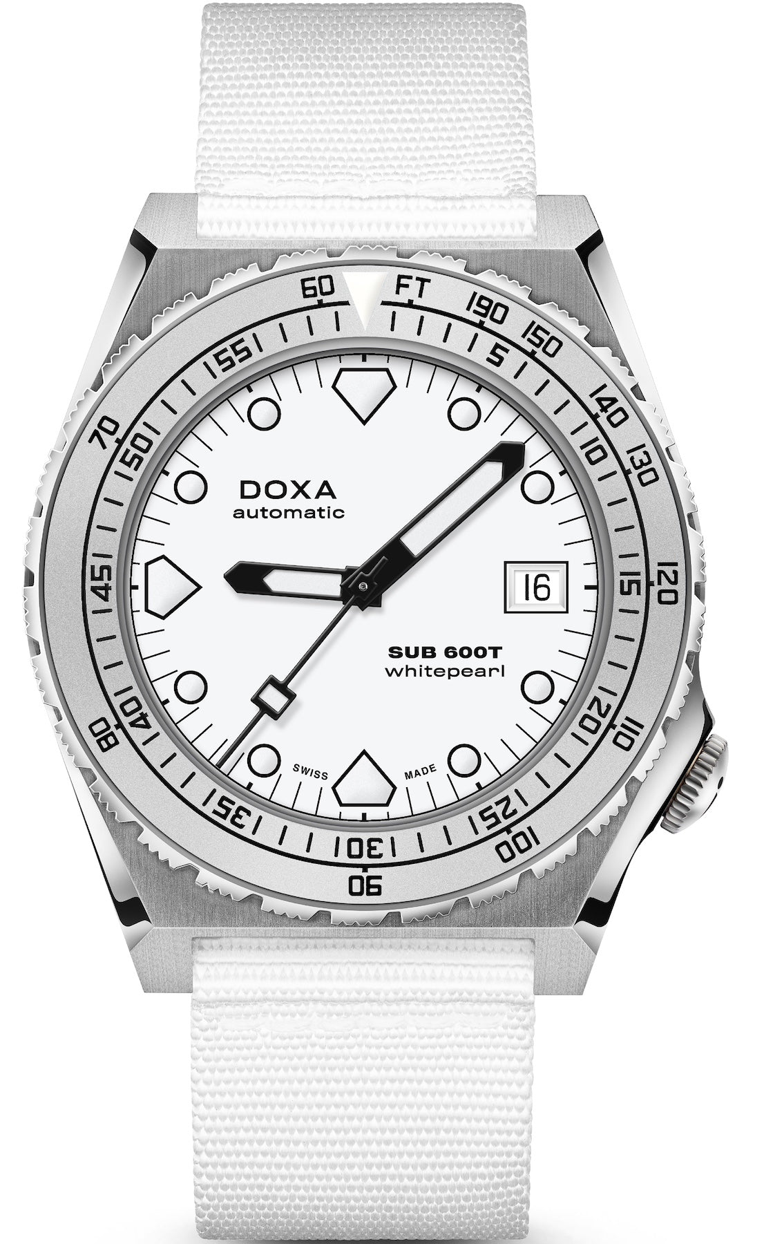 Doxa Sub 600t Whitepearl Nato