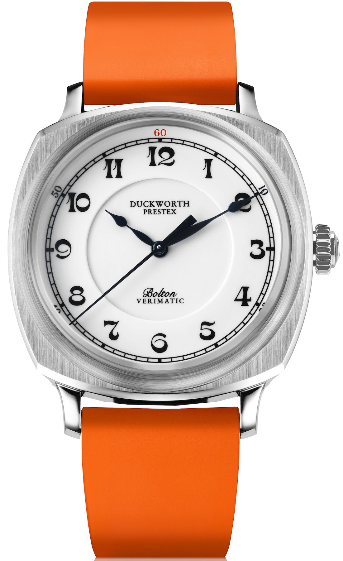 Duckworth Prestex Bolton Verimatic White Orange Rubber