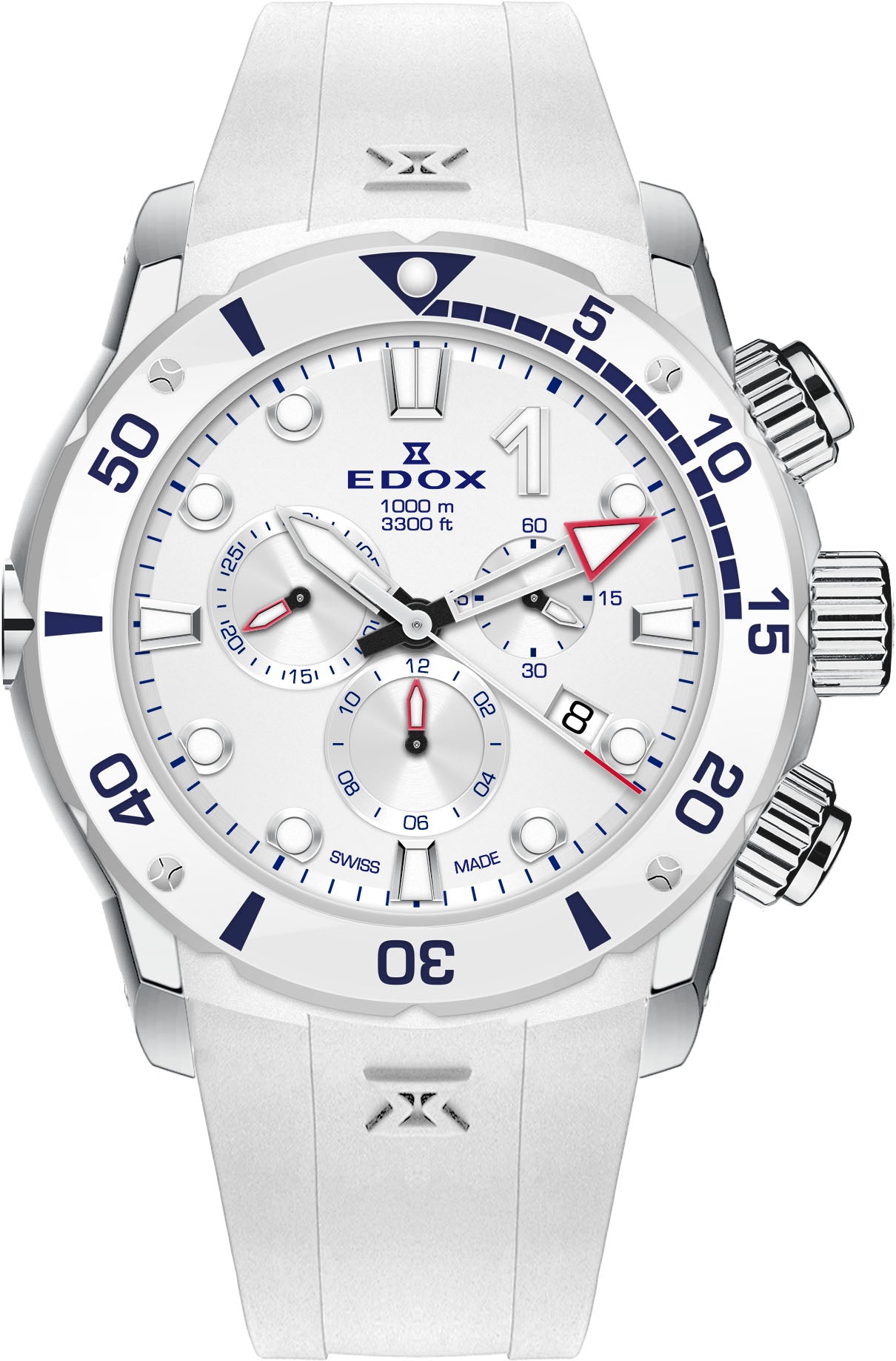 Edox Co-1 Chrono Quartz Titanium Mens