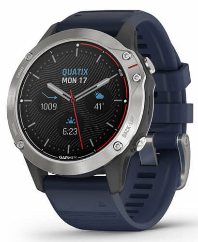Garmin Watch Quatix 6 Captain Gps Blue Band Smartwatch