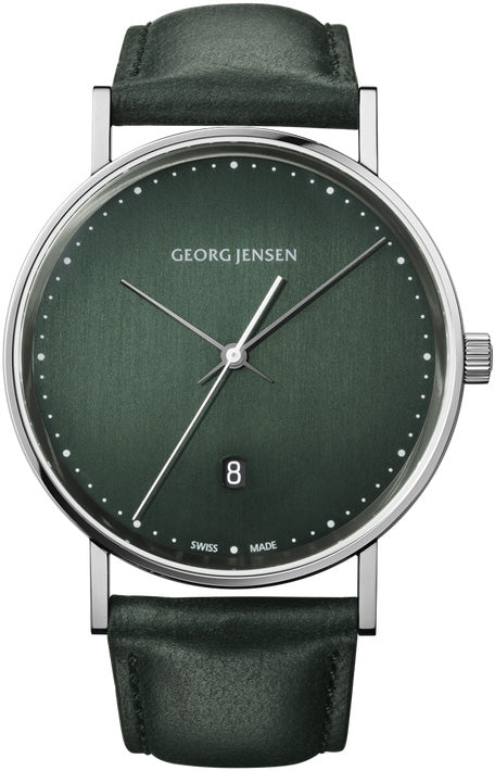 Georg Jensen Watch Koppel Quartz Green Dial