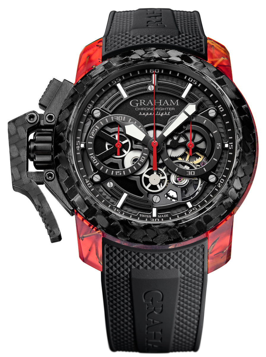 Graham Watch Chronofighter Oversize Superlight Carbon Lightning