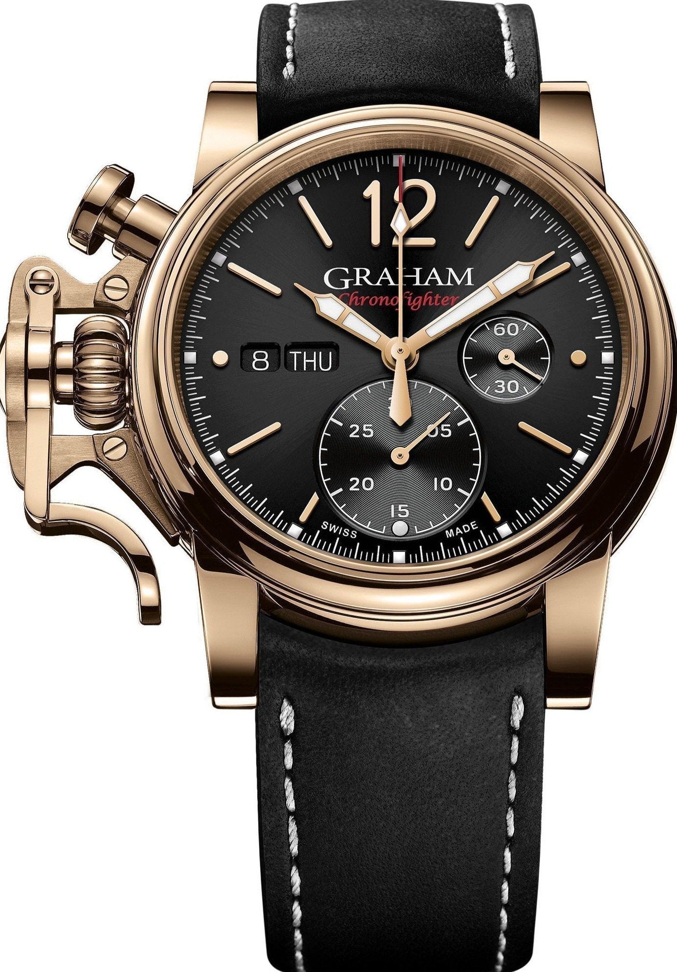 Graham Watch Chronofighter Vintage Bronze Black