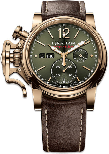 Graham Watch Chronofighter Vintage Bronze Black Gold