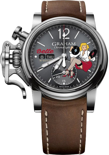 Graham Watch Chronofighter Vintage Nose Art Belle Limited Edition