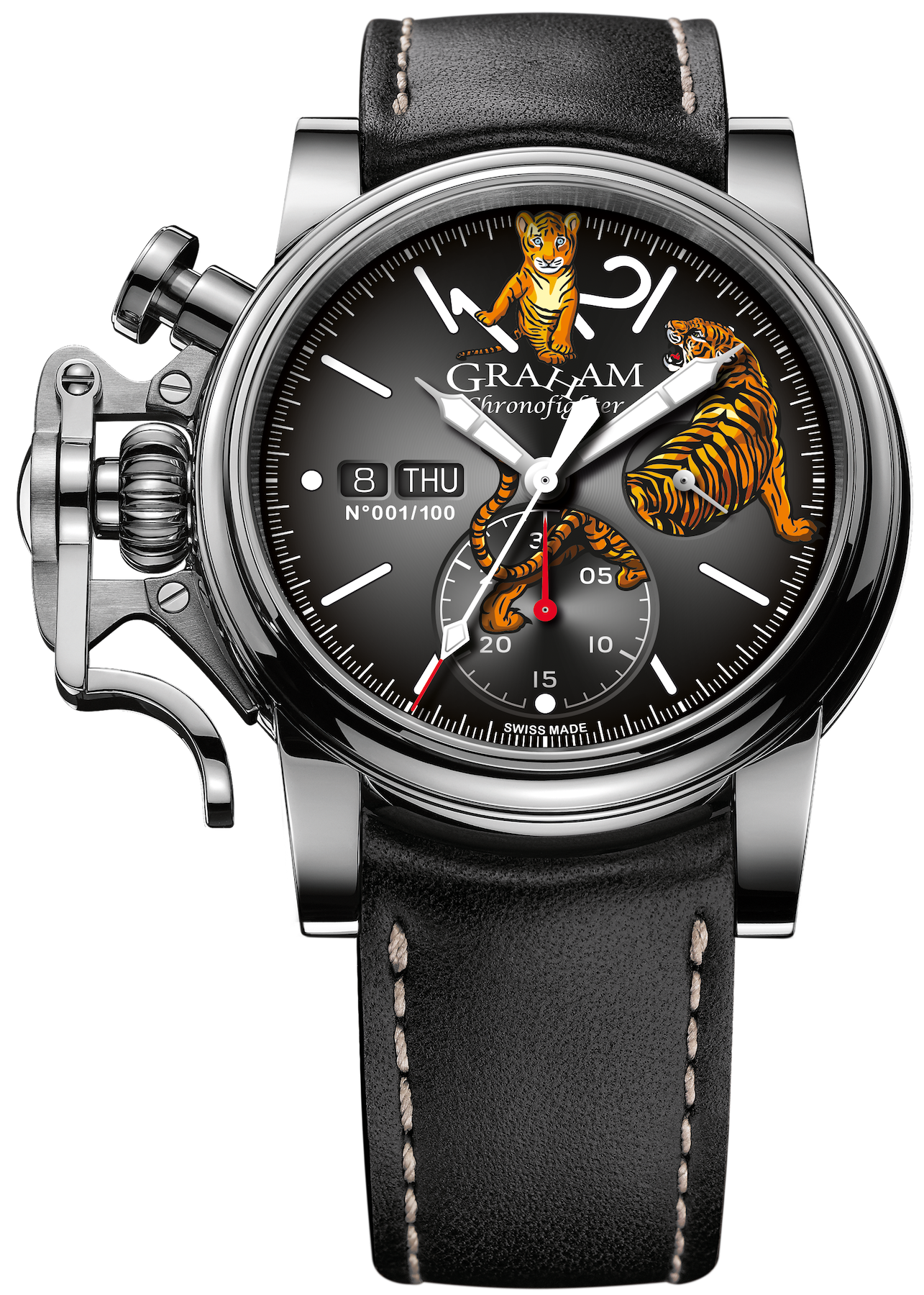 Graham Watch Chronofighter Vintage Tiger Limited Edition