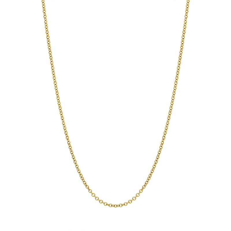 Faberge 18ct Yellow Gold 1.3mm 50cm Trace Chain