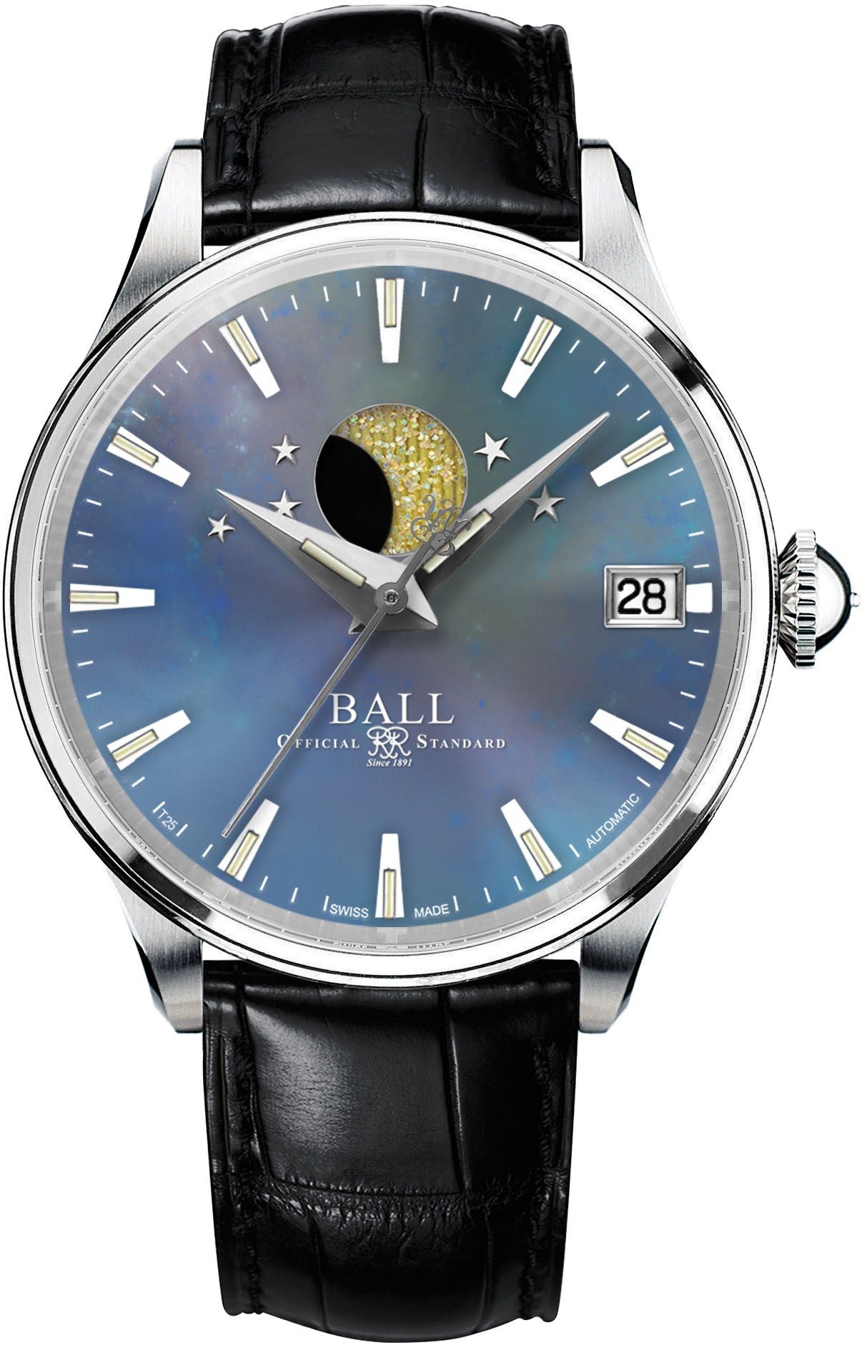 Ball Watch Company Trainmaster Moon Phase Ladies