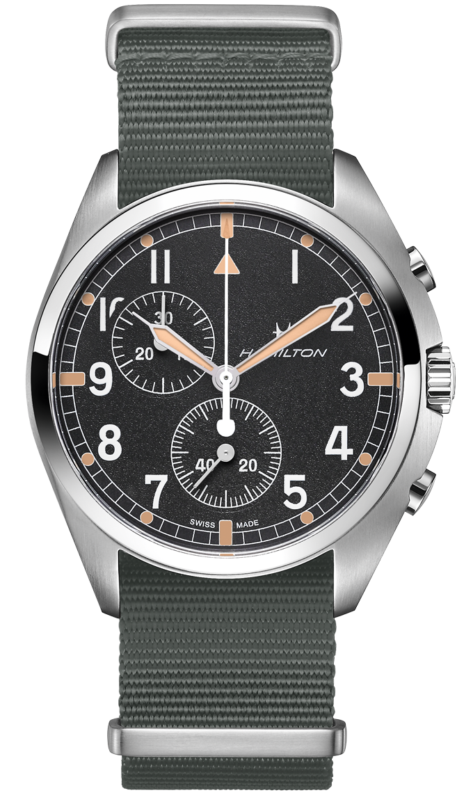 Hamilton Watch Khaki Aviation Pilot Pioneer Chrono Quartz