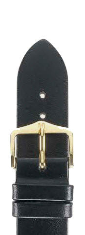 Hirsch Strap Diamond Calf Black Large 20mm