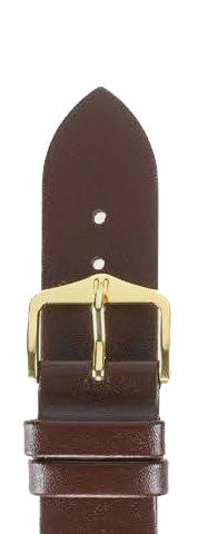 Hirsch Strap Diamond Calf Brown Large 18mm