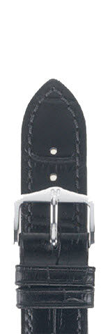 Hirsch Strap Duke Black Large 24mm