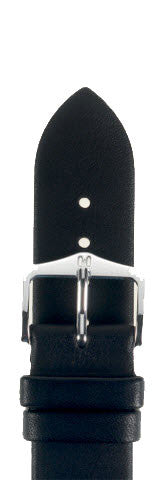 Hirsch Strap Italocalf Black Medium 12mm