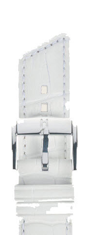 Hirsch Strap Princess White Medium 12mm