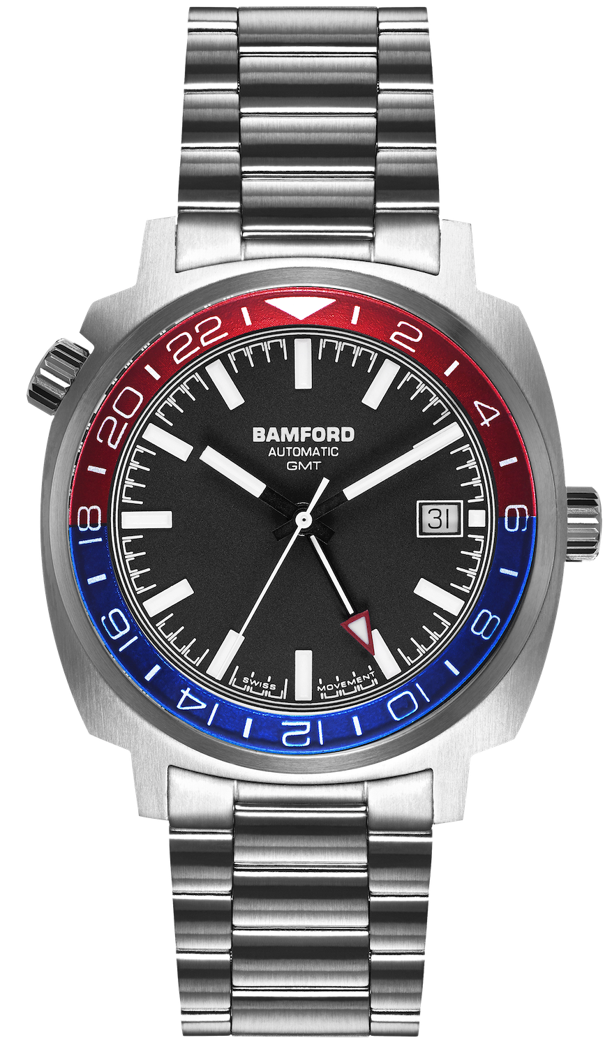 Bamford Gmt Steel Red Blue Nightowl