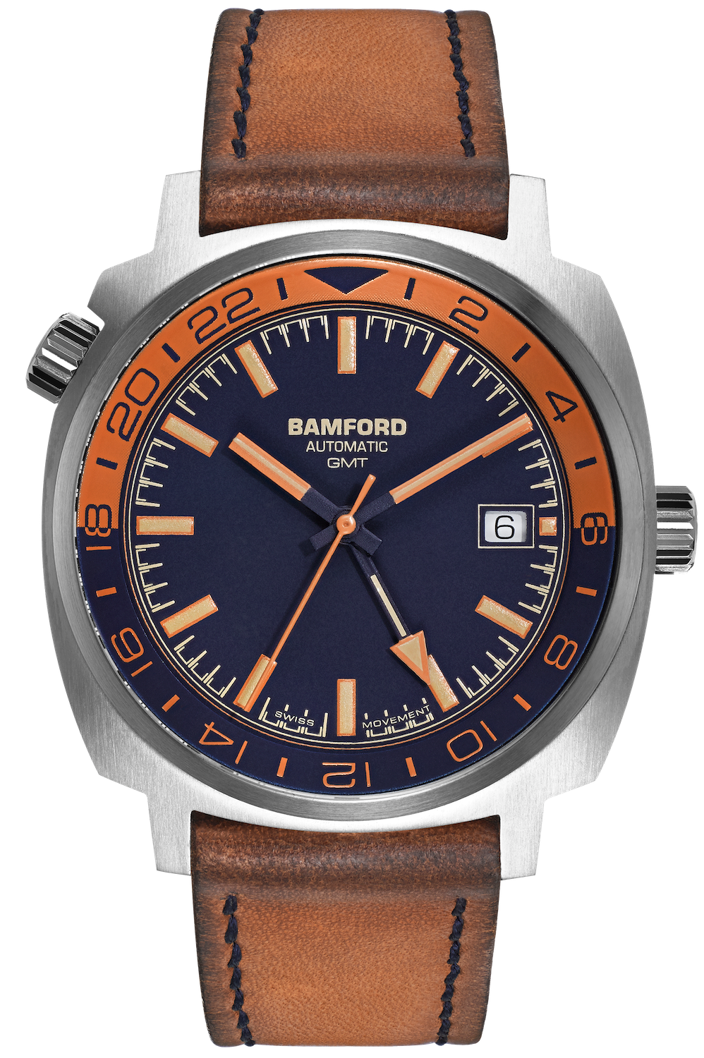 Bamford Gmt Steel Tan Blue