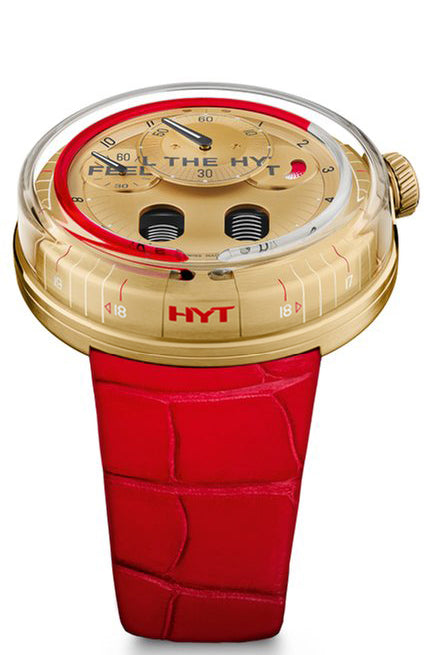 Hyt Watches H0 Gold Red