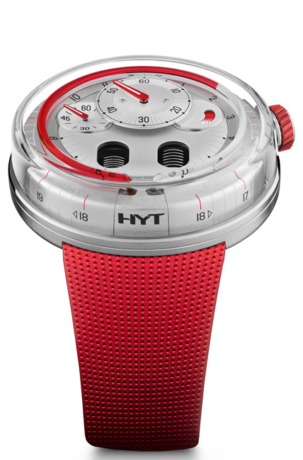 Hyt Watches H0 Silver Red