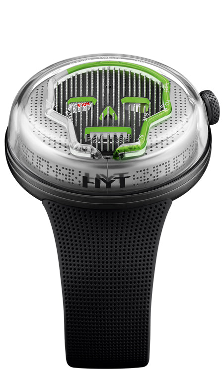 Hyt Watches Soonow Black Green Fluid Limited Edition